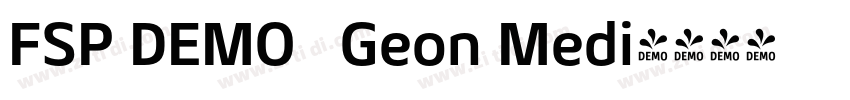 FSP DEMO   Geon Medi字体转换